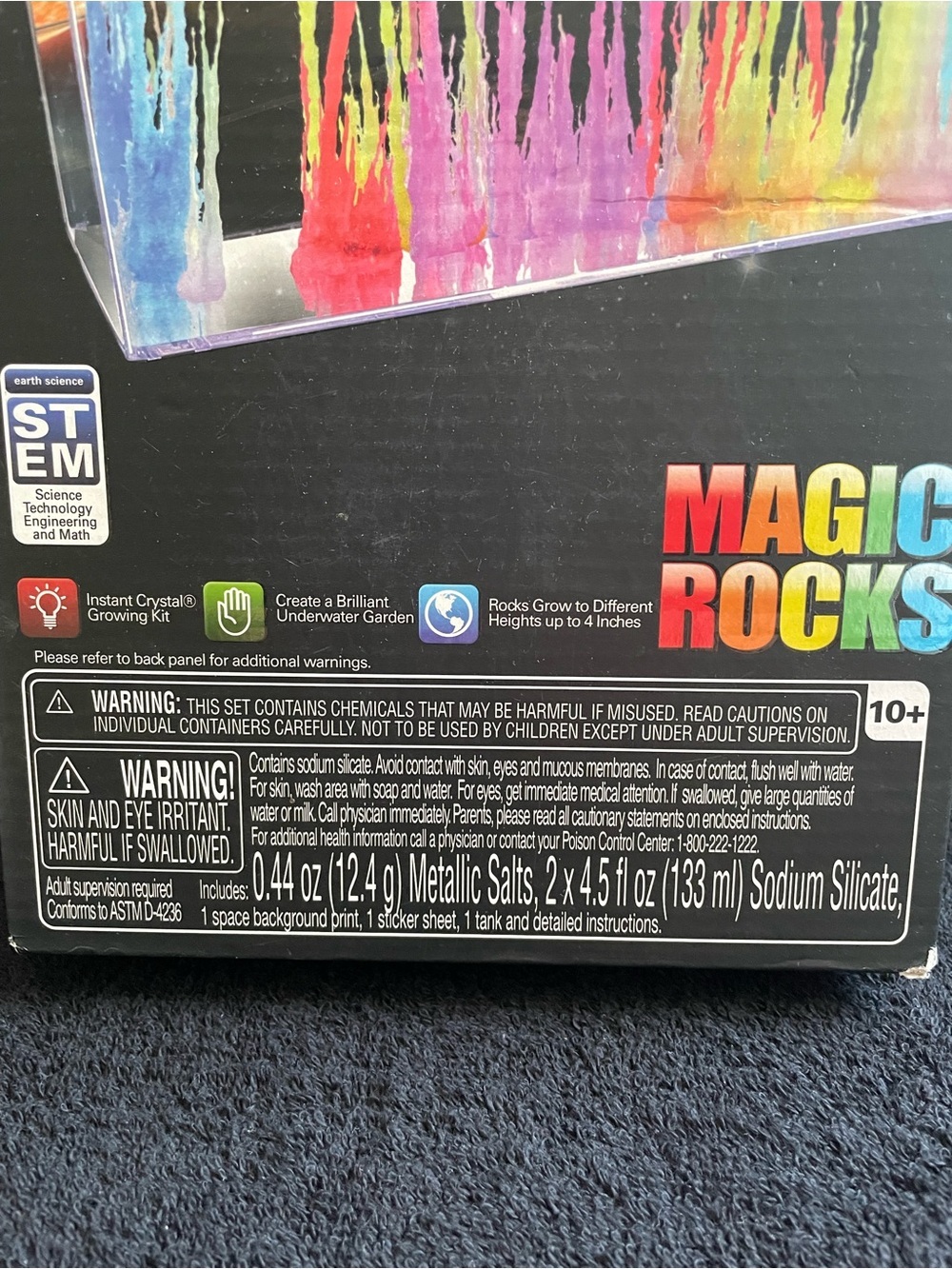 New Smithsonian Magic Rocks Crystal Growing Kit - Picture 2 of 6
